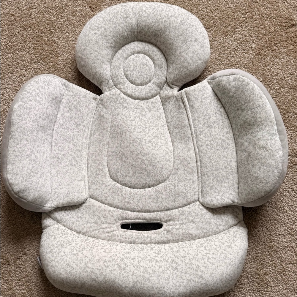 Plush Gray Kids Car Seat Cover